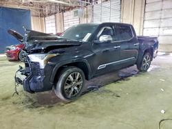 Salvage cars for sale from Copart Woodhaven, MI: 2023 Toyota Tundra Crewmax Capstone