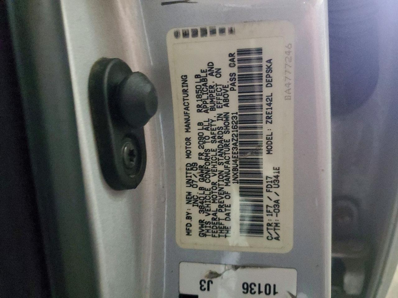 2010 Toyota Corolla Base