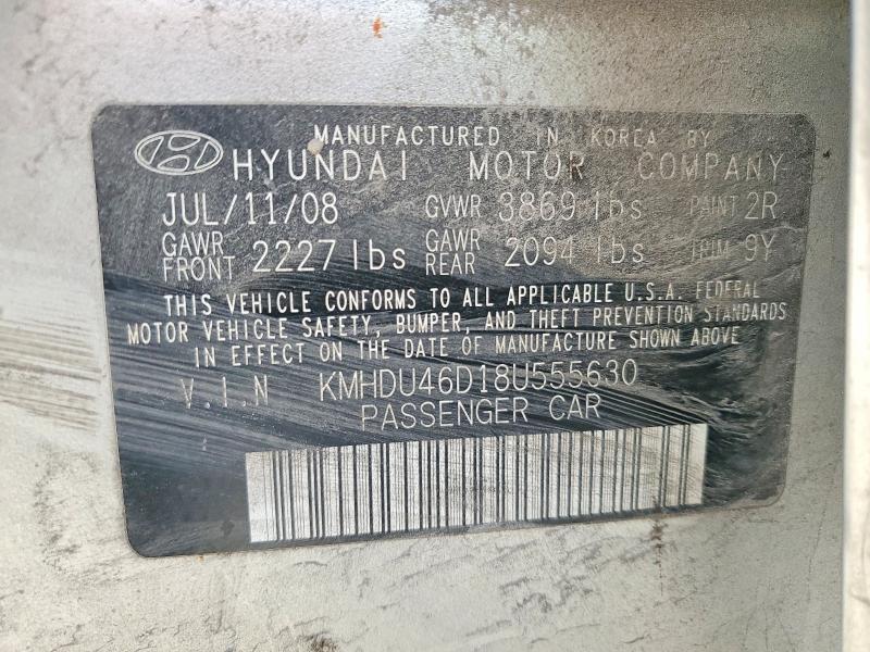 2008 Hyundai Elantra gls