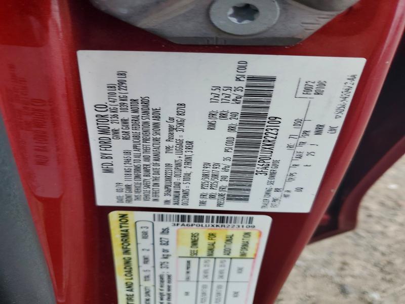 2019 Ford Fusion se