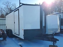Salvage cars for sale from Copart Sandston, VA: 2024 Rock Solid Cargo 7X16 TA Enclosed Cargo Trailer