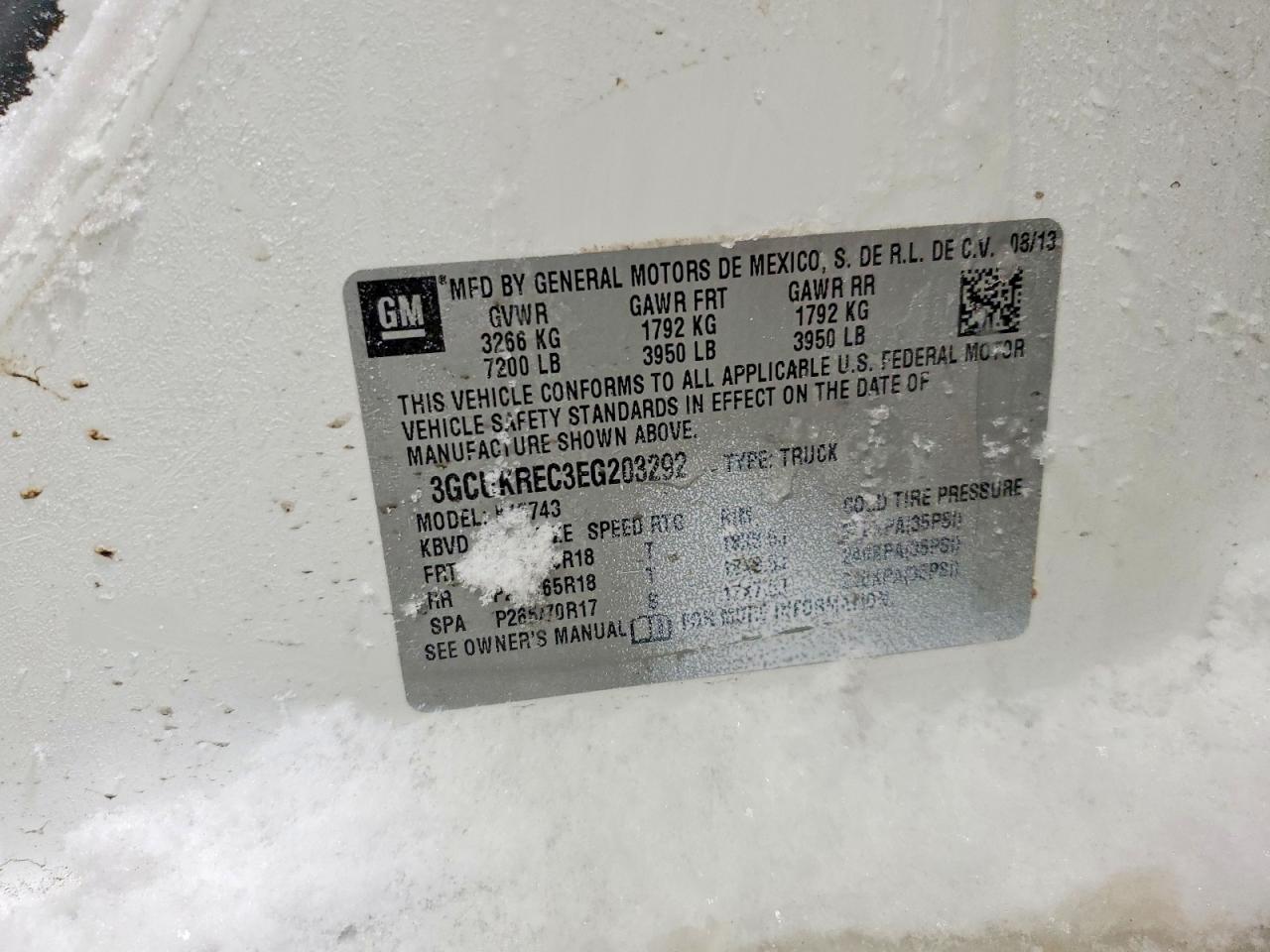 2014 Chevrolet Silverado K1500 LT