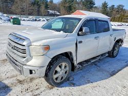 Salvage cars for sale from Copart Mendon, MA: 2016 Toyota Tundra Crewmax 1794