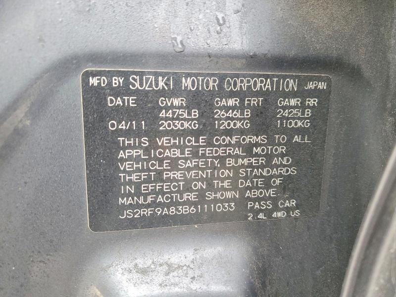 2011 Suzuki Kizashi Sport sls