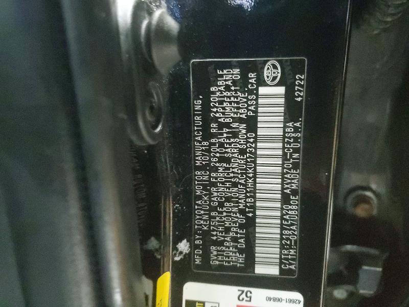 2019 Toyota Camry l