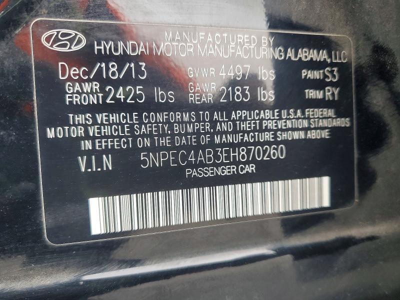 2014 Hyundai Sonata se 2.0t