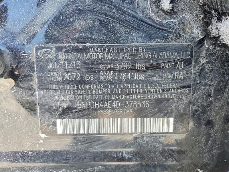 2013 Hyundai Elantra gls