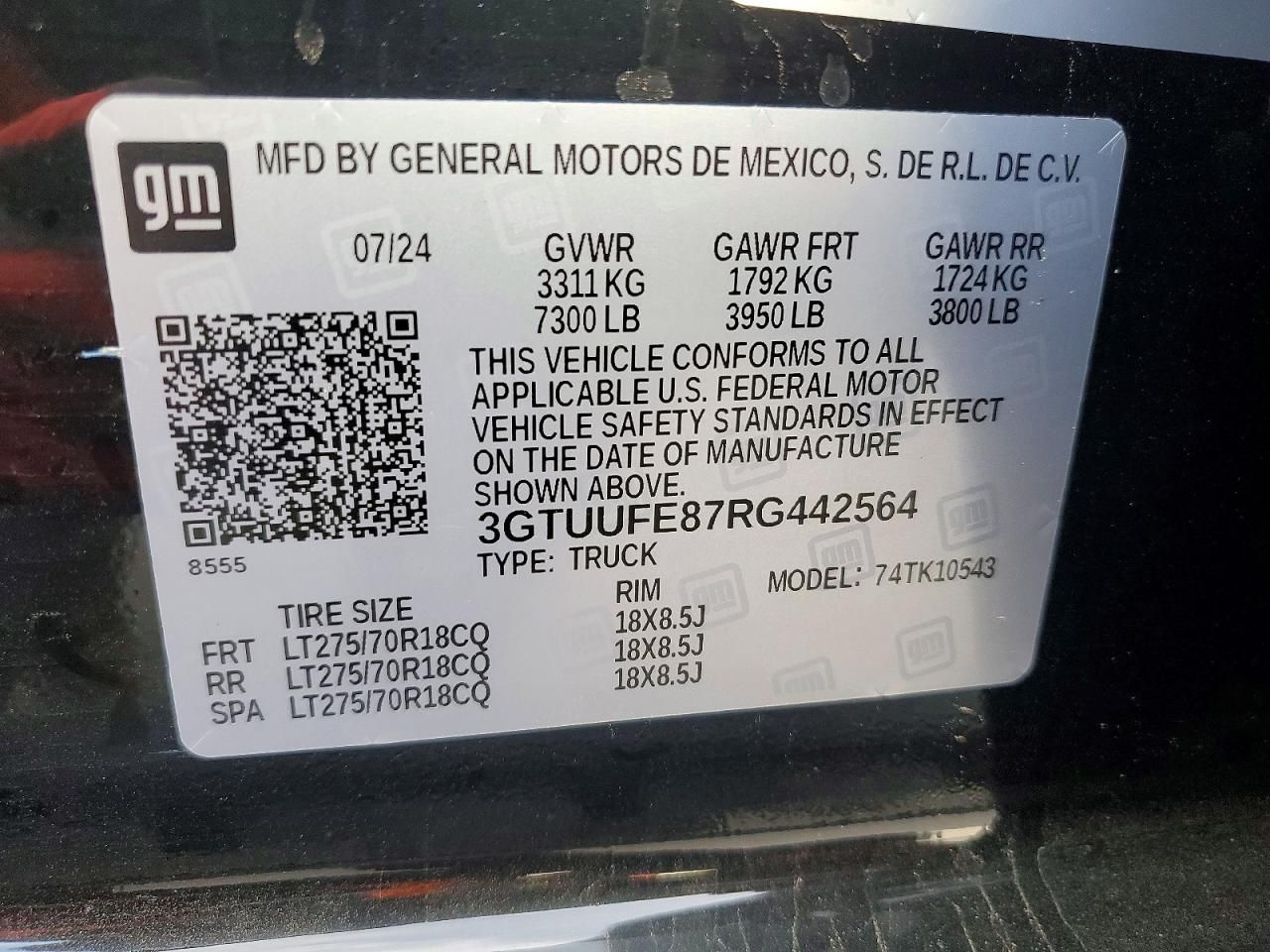 2024 GMC Sierra K1500 At4x