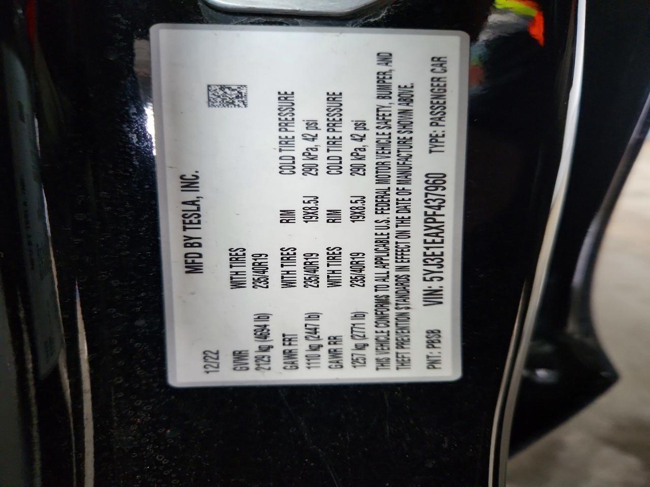 2023 Tesla Model 3