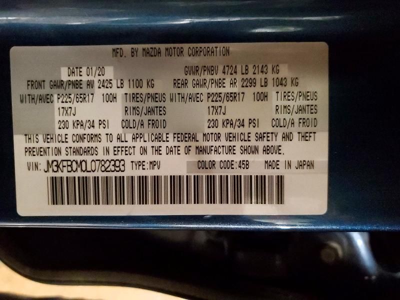 2020 Mazda Cx-5 Touring