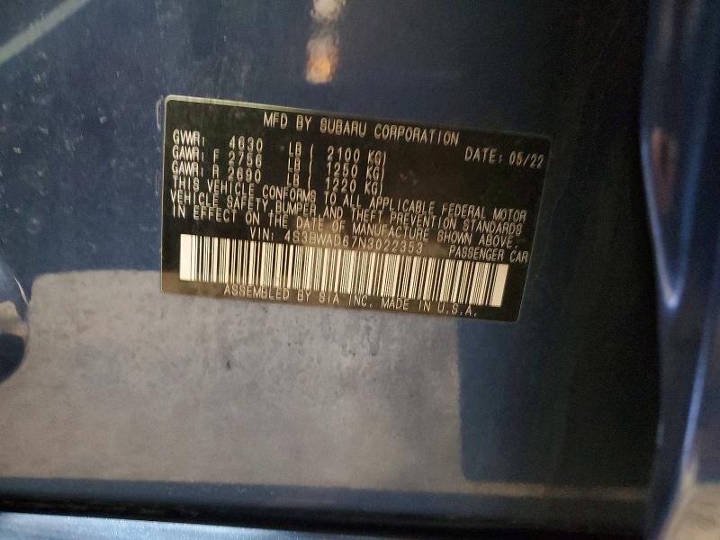 2022 Subaru Legacy Premium