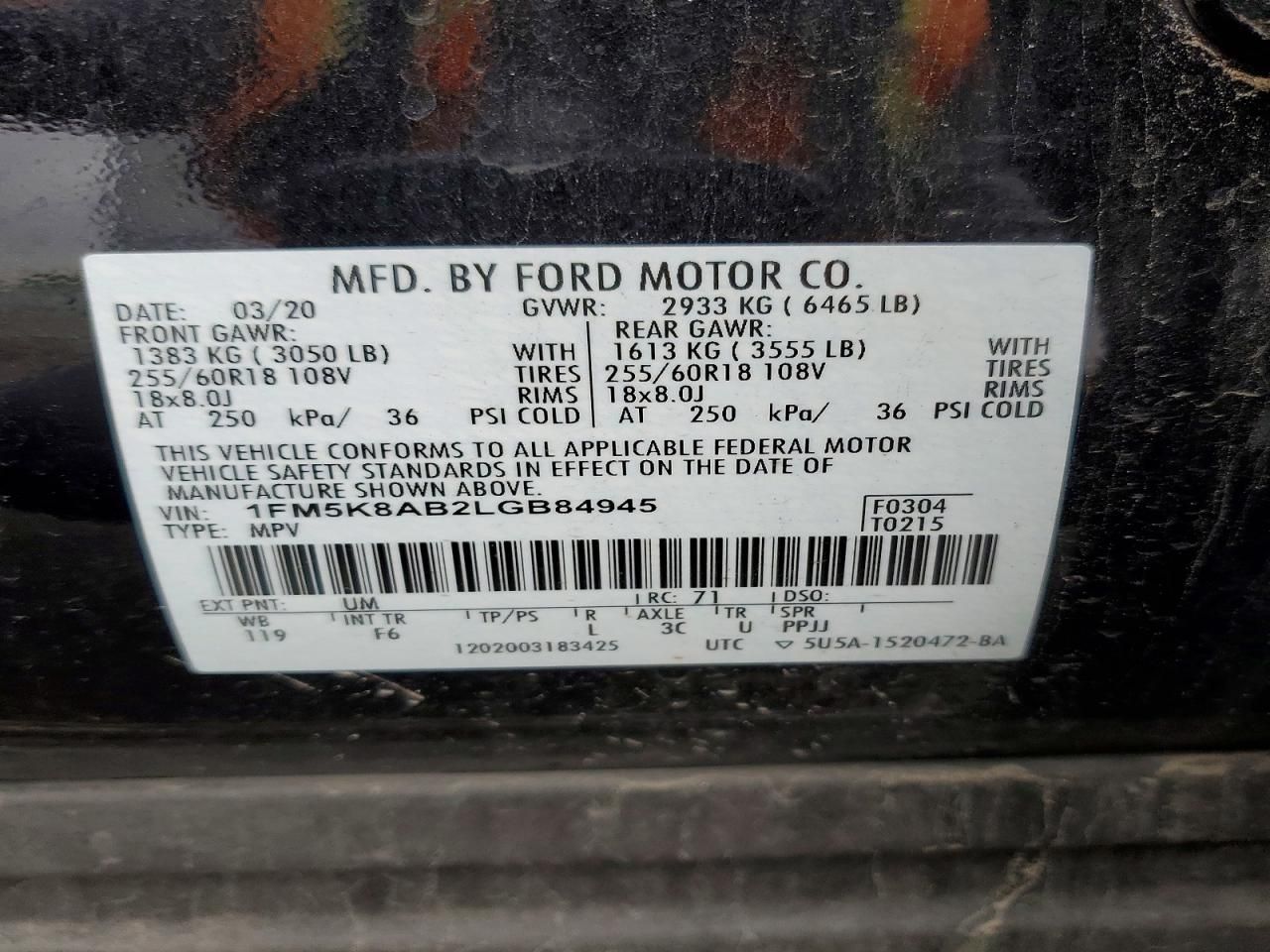 2020 Ford Explorer Police Interceptor