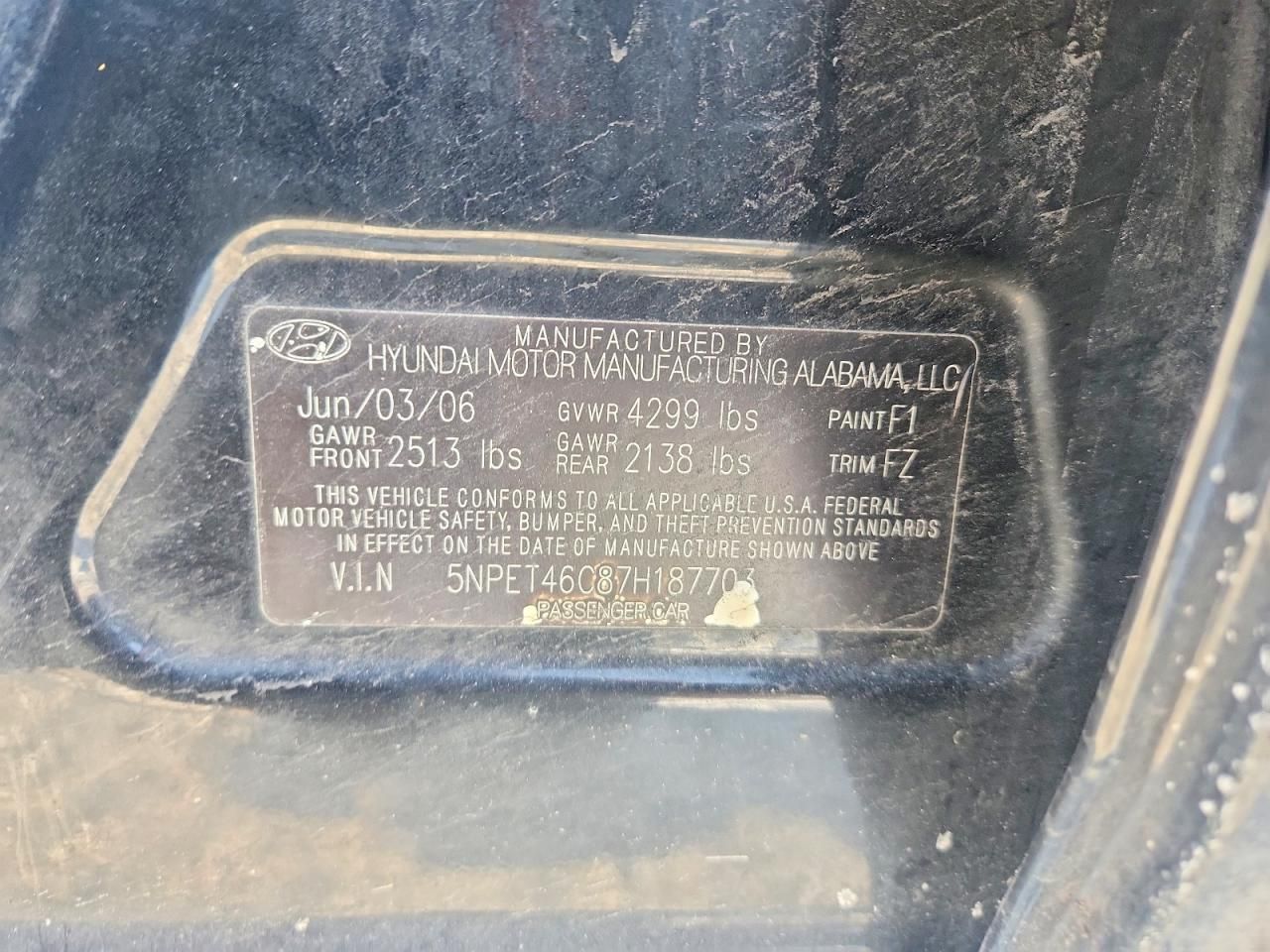 2007 Hyundai Sonata gls