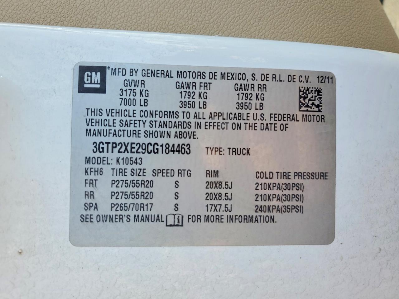 2012 GMC Sierra K1500 Denali