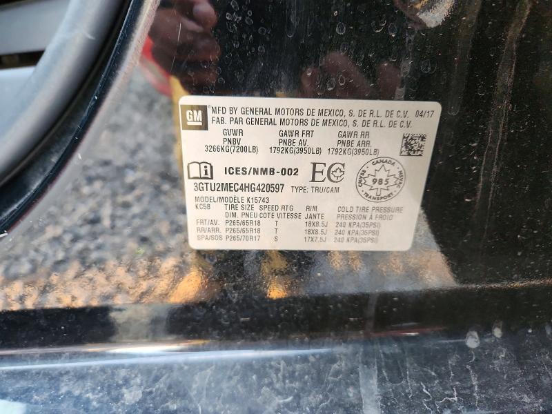 2017 GMC Sierra K1500 sle