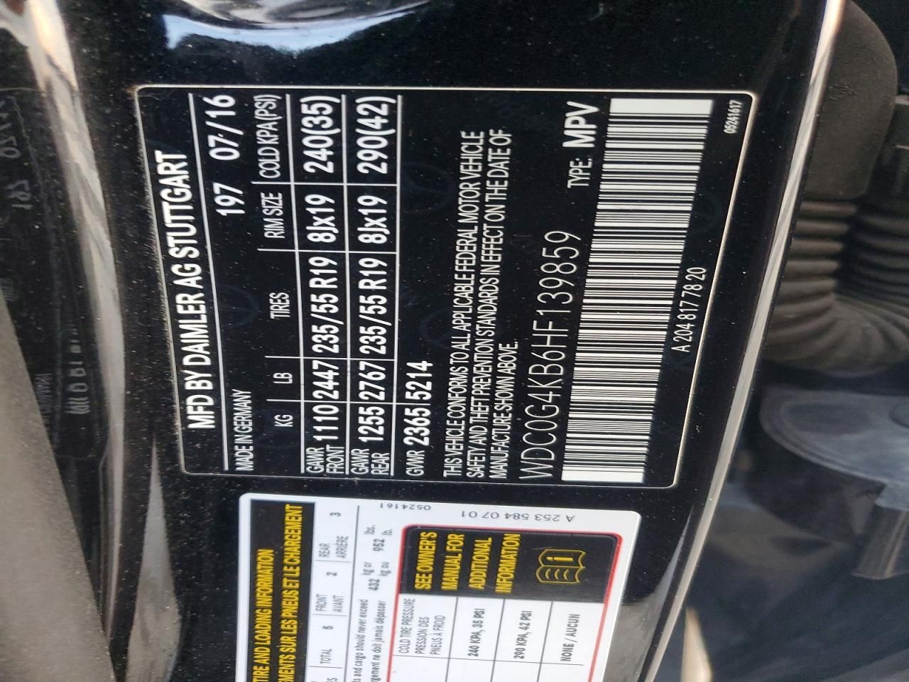 2017 Mercedes-Benz Glc 300 4matic