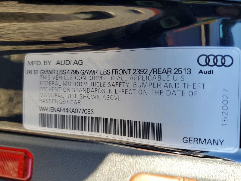 2019 Audi A4 Premium Plus