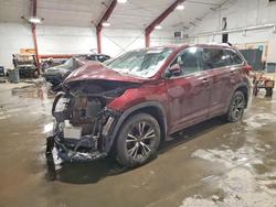 2018 Toyota Highlander le en venta en Center Rutland, VT