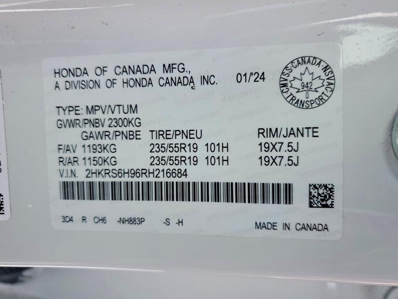 2024 Honda Cr-v Sport Touring