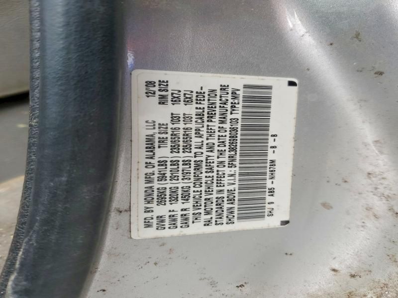 2009 Honda Odyssey lx