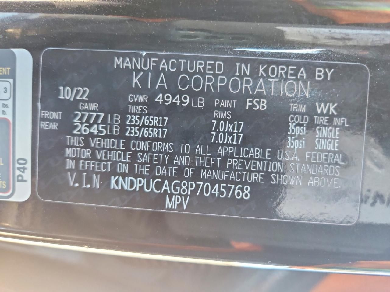 2023 KIA Sportage lx