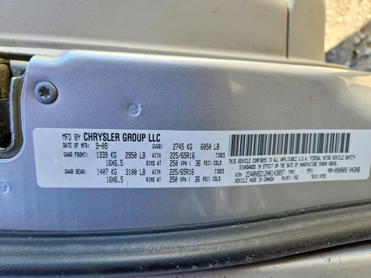 2010 Dodge Grand Caravan sxt