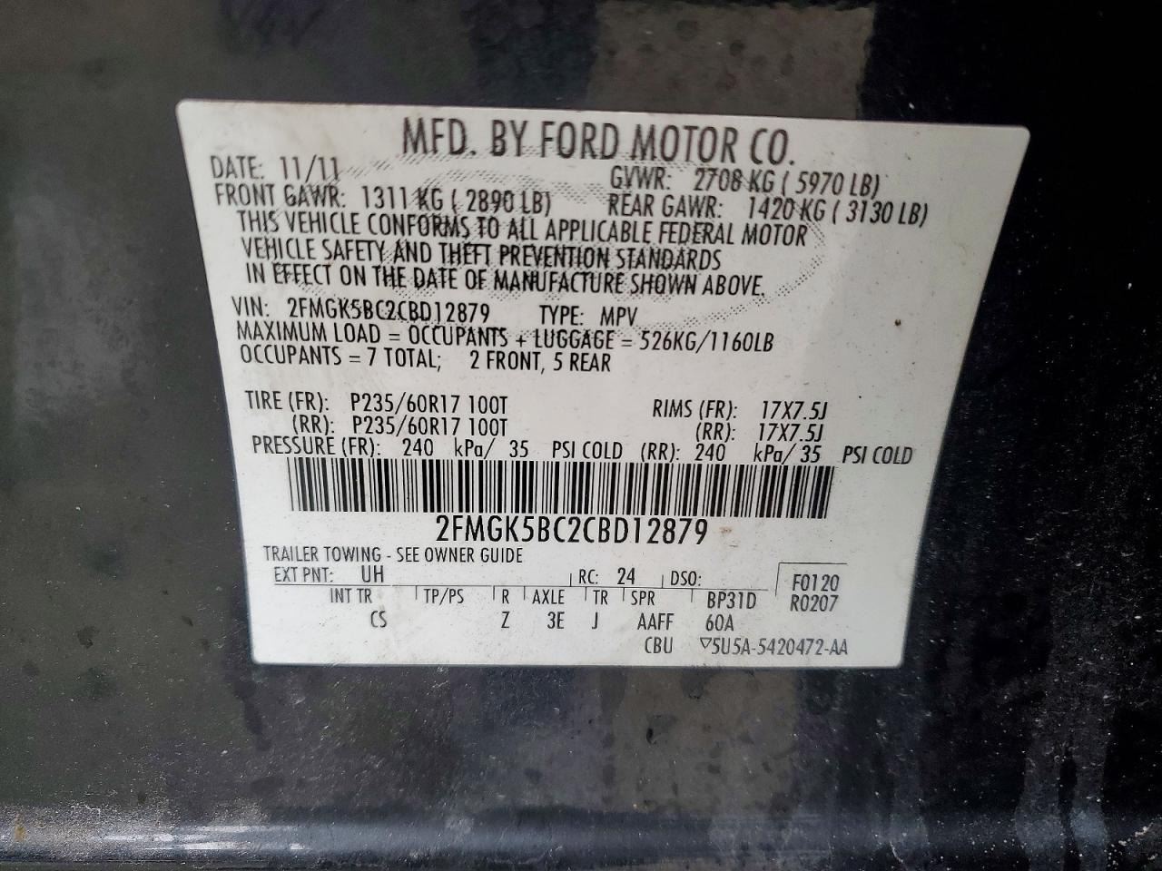 2012 Ford Flex se