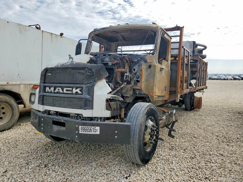 2024 Mack Md Flatbed Truck With Crash Attenuator