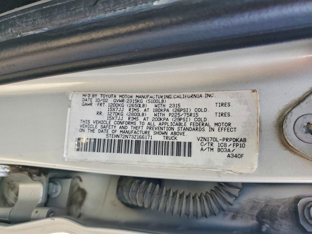2003 Toyota Tacoma Double Cab