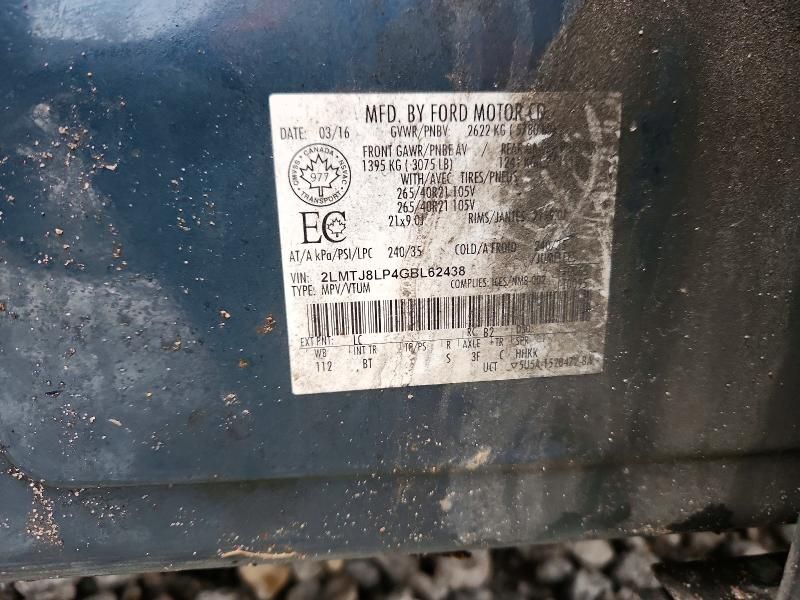 2016 Lincoln Mkx Reserve