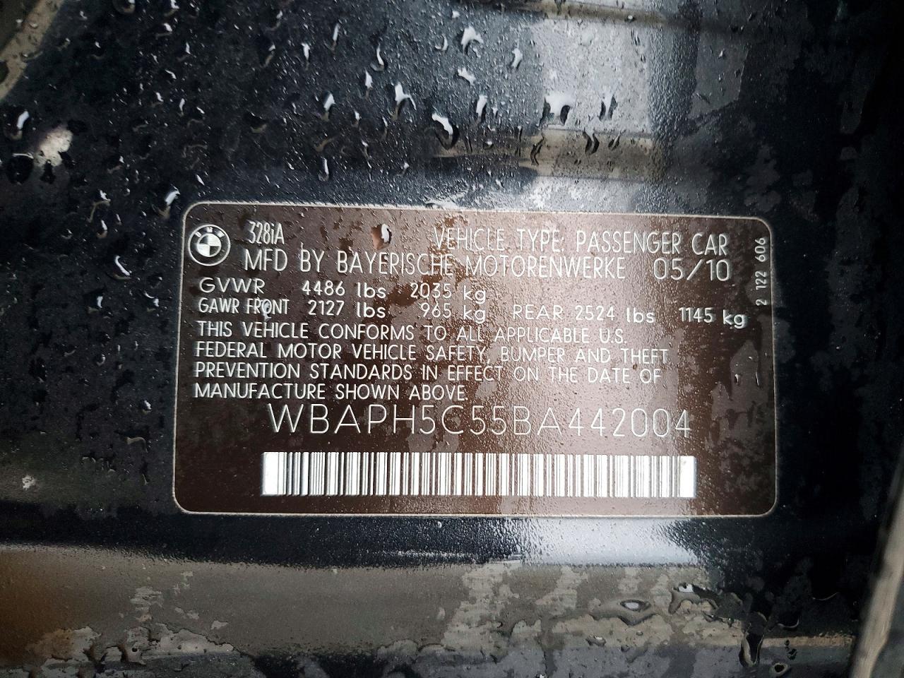 2011 BMW 328 i Sulev