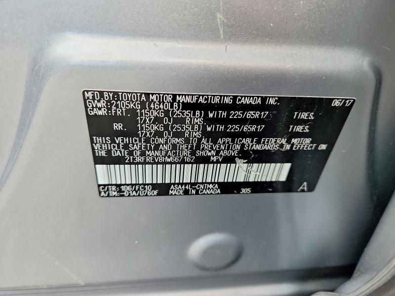 2017 Toyota Rav4 xle