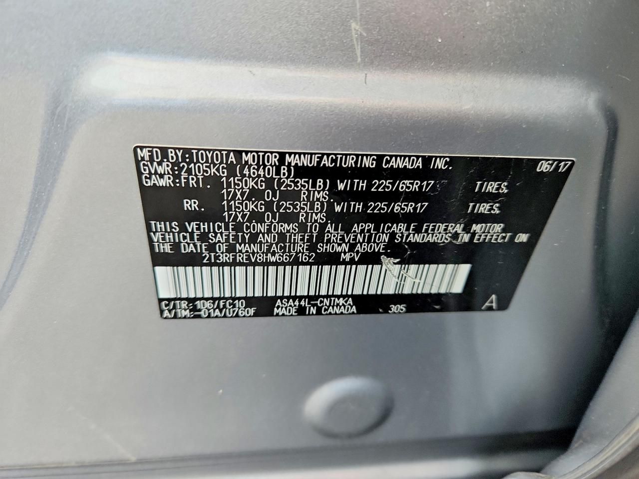 2017 Toyota Rav4 xle