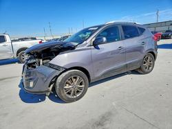 Salvage cars for sale from Copart Haslet, TX: 2014 Hyundai Tucson gls
