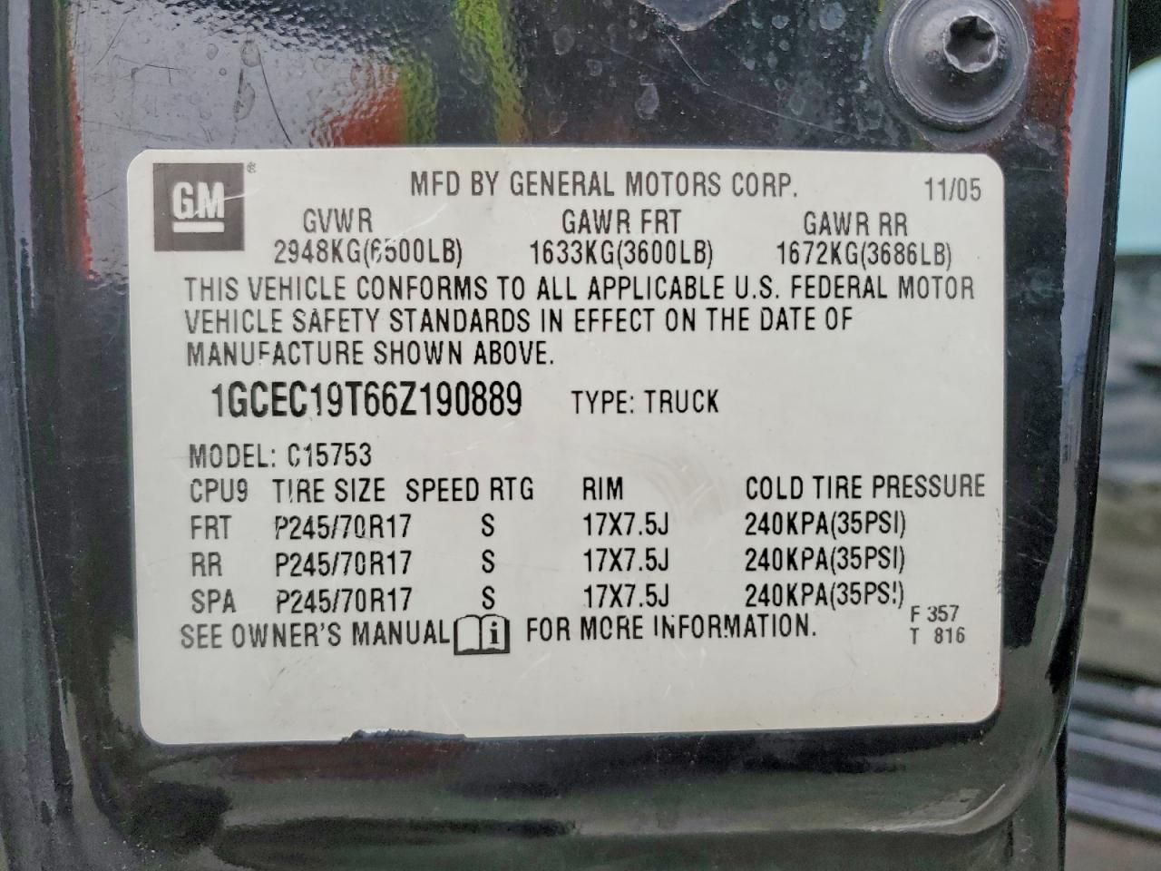 2006 Chevrolet Silverado C1500