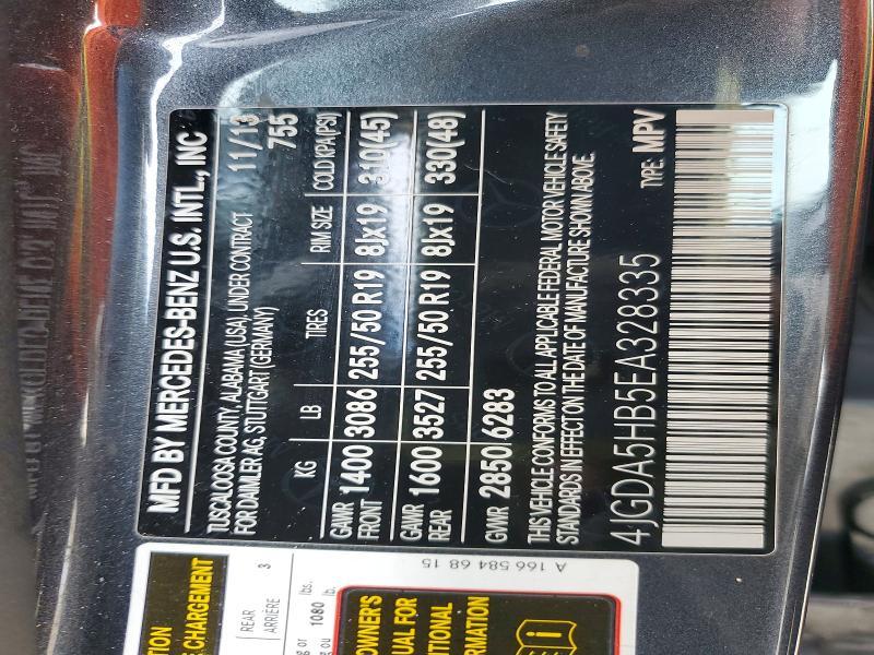 2014 Mercedes-Benz Ml 350 4matic