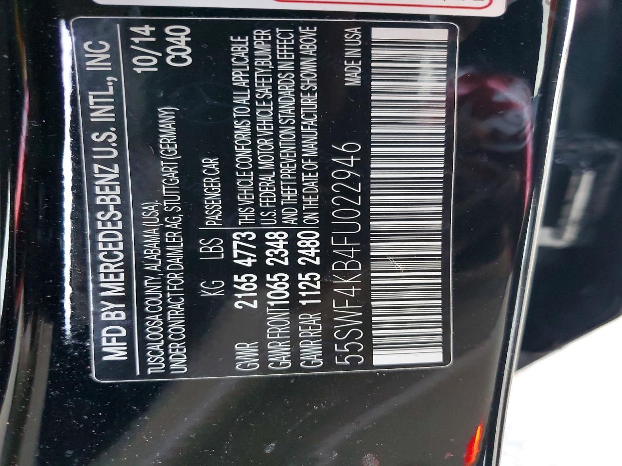 2015 Mercedes-Benz C 300 4matic