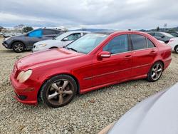 Mercedes-Benz salvage cars for sale: 2005 Mercedes-Benz C 230k Sport Sedan