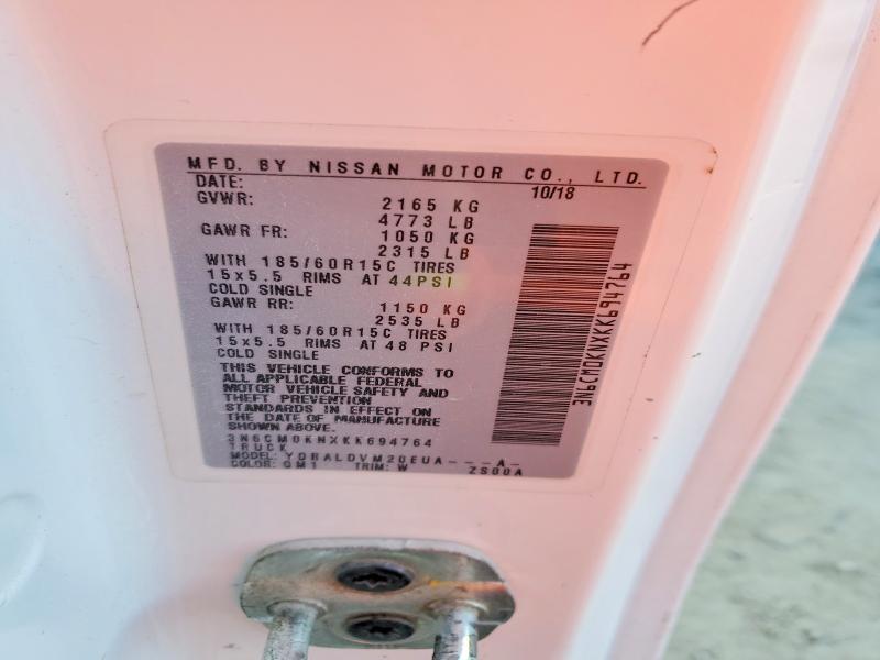 2019 Nissan NV200 2.5S