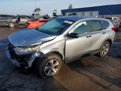 Salvage cars for sale from Copart Woodhaven, MI: 2019 Honda Cr-v lx