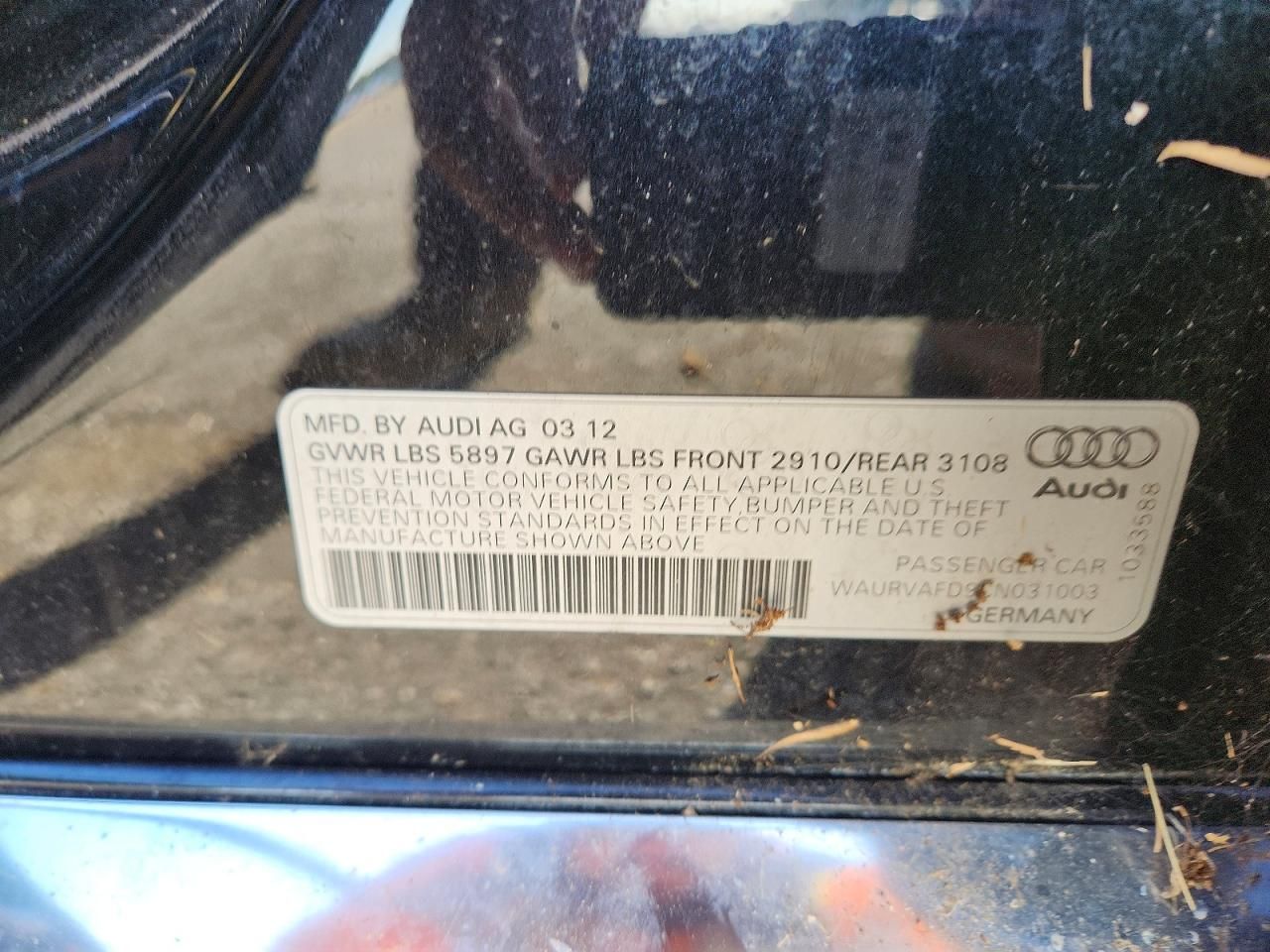 2012 Audi A8 l Quattro