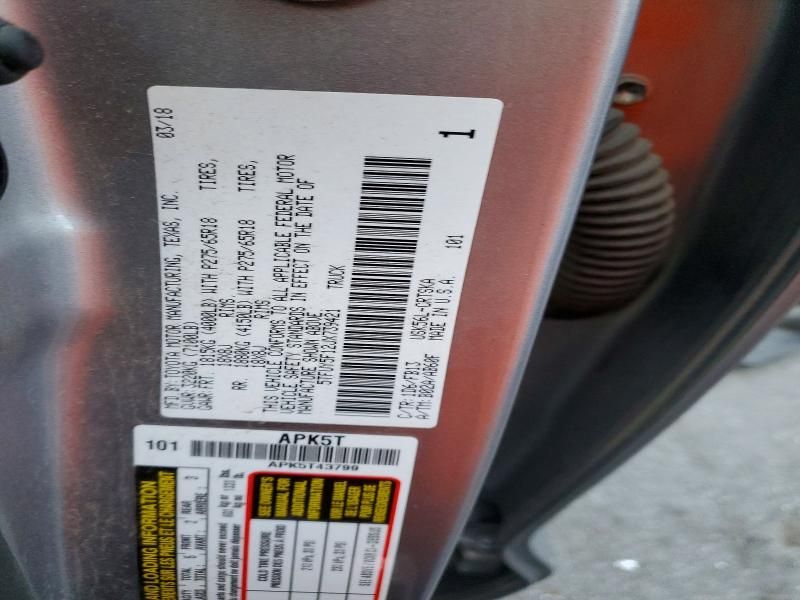 2018 Toyota Tundra Double cab sr