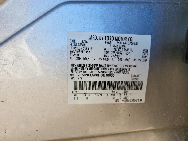 2017 Ford Edge Sport