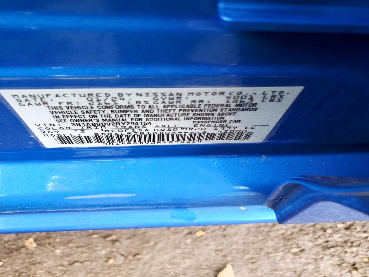 2024 Nissan Sentra sr