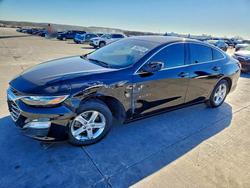 Salvage cars for sale from Copart Grand Prairie, TX: 2022 Chevrolet Malibu lt