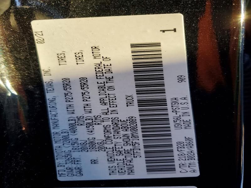 2021 Toyota Tundra Crewmax SR5