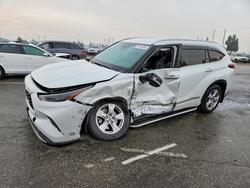 Vehiculos salvage en venta de Copart Rancho Cucamonga, CA: 2022 Toyota Highlander Hybrid le