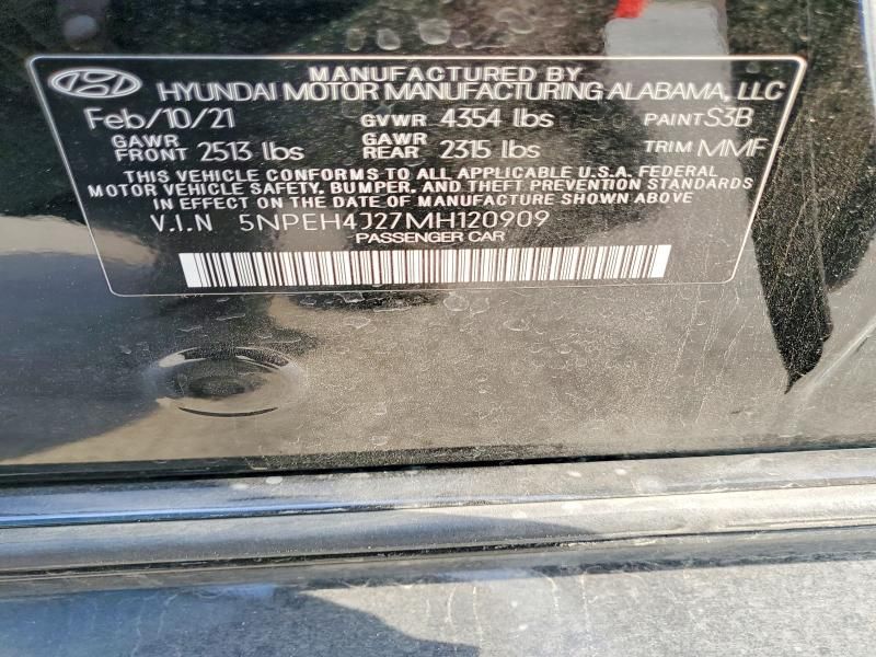 2021 Hyundai Sonata Limited