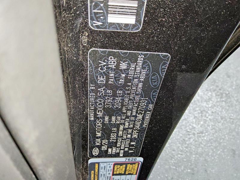 2021 KIA Forte gt Line
