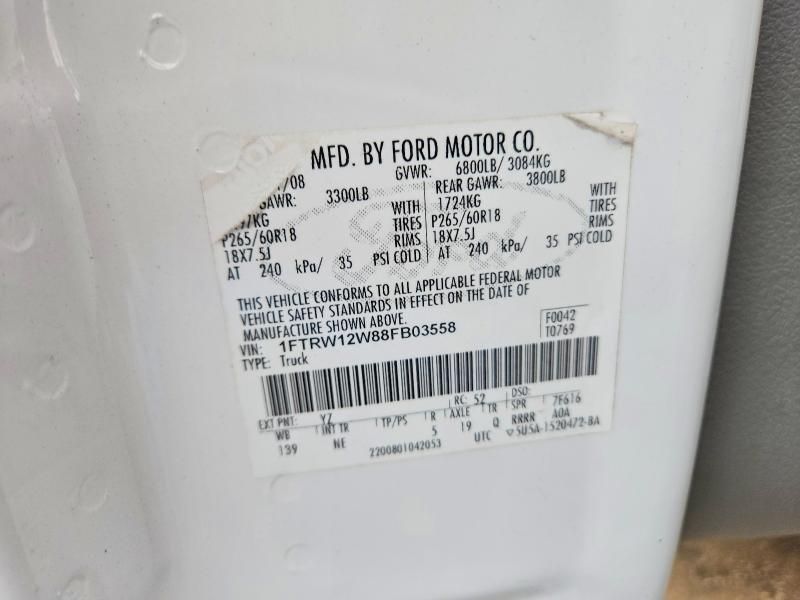 2008 Ford F150 Supercrew